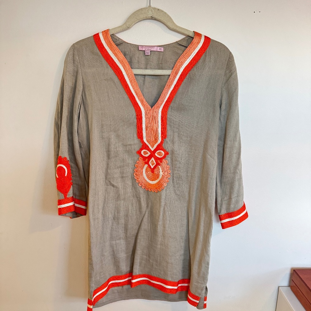 Calypso St. Barth Embroidered Tunic